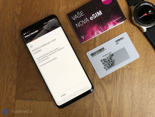 Nastavení eSIM na Galaxy Watch LTE