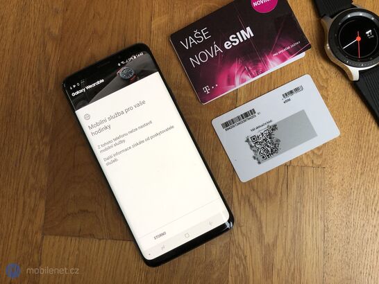 Nastavení eSIM na Galaxy Watch LTE