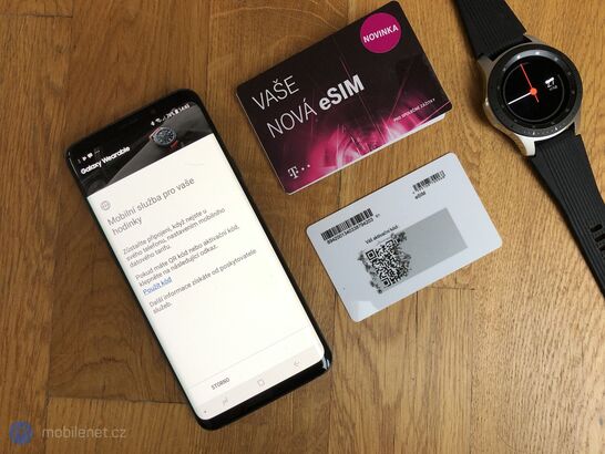 Nastavení eSIM na Galaxy Watch LTE