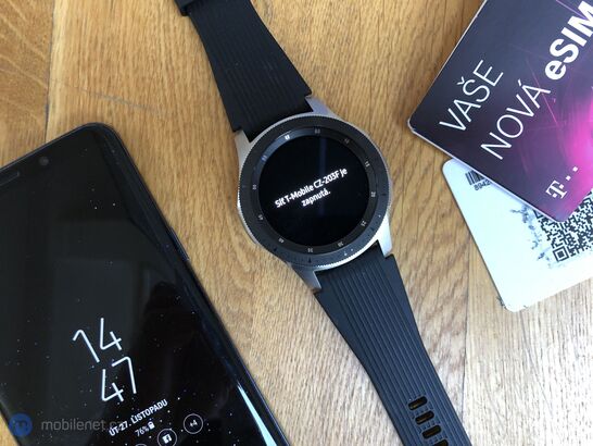 Nastavení eSIM na Galaxy Watch LTE