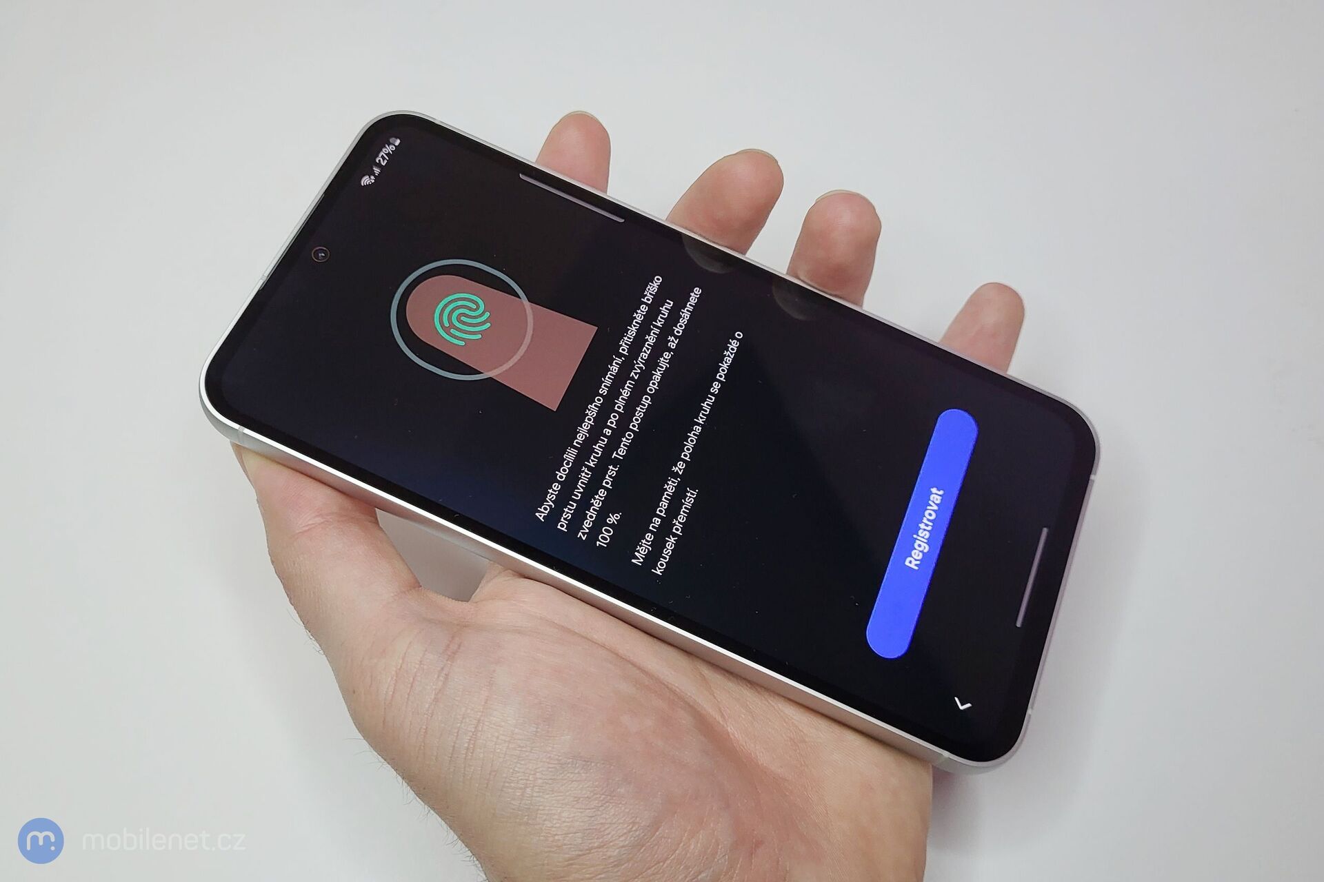 Nastavení otisku prstu na Androidu