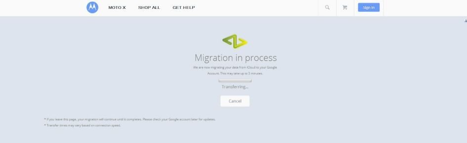 Nástroj pro migraci dat z iPhonu do Moto X