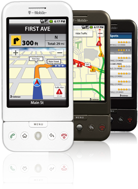 Navigace TeleNav už brzy pro Android T-Mobile G1