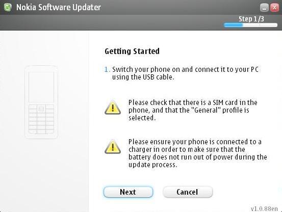 Návod: update Nokie krok za krokem