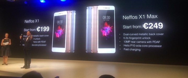 Neffos X1 a X1 Max