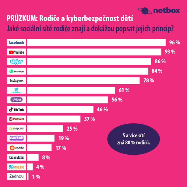 Netbox - infografika sociální sítě