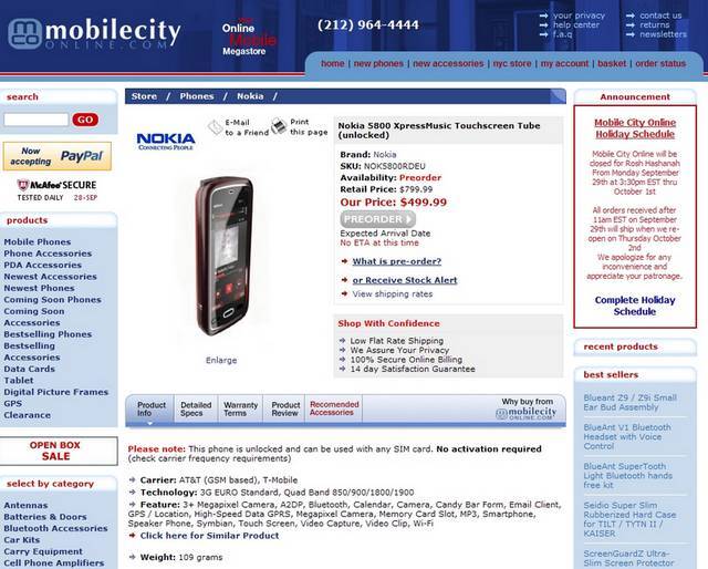 Nokia 5800 XpressMusic