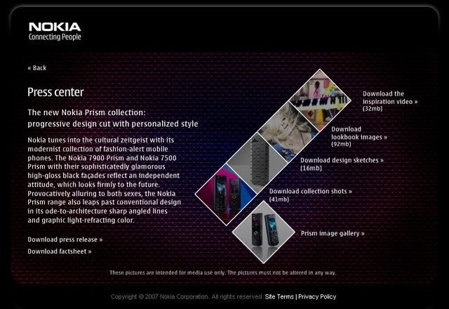 Nokia 7900 Prism: extravagance, styl a OLED displej