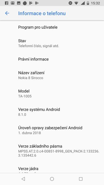 Nokia 8 Sirocco