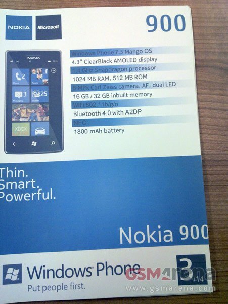 Nokia 900