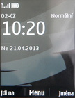 Nokia Asha 206 - bez výchozího zobrazení