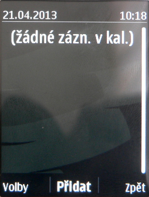 Nokia Asha 206 - kalendář