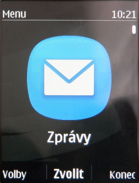 Nokia Asha 206 - menu jednoduché