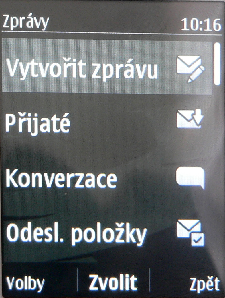 Nokia Asha 206 - zprávy