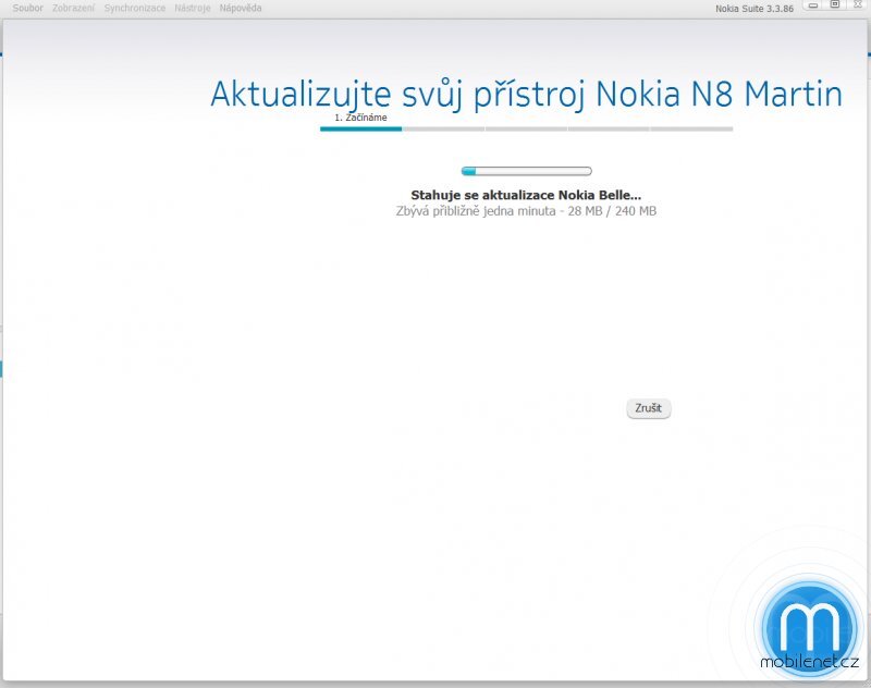 Nokia Belle - aktualizace