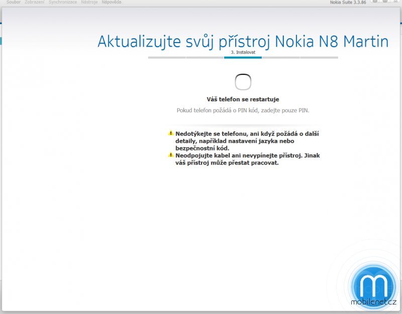 Nokia Belle - aktualizace