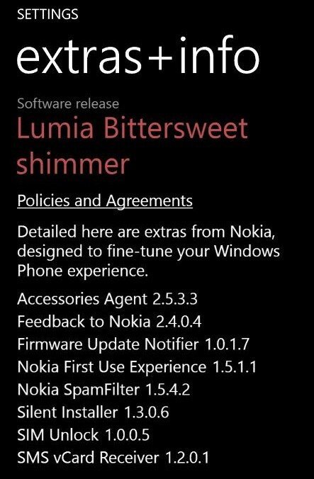 Nokia Bittersweet shimmer