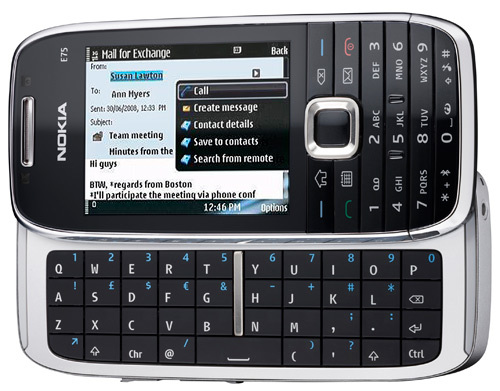 Nokia E75: manažer s výsuvnou QWERTY