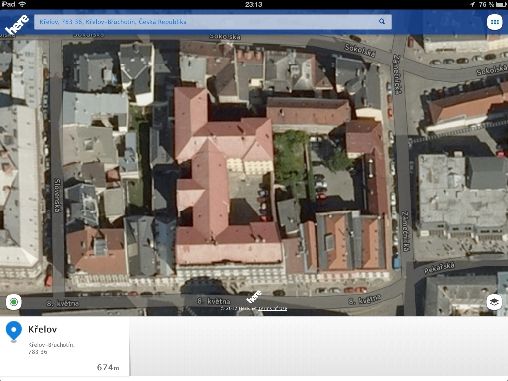 Nokia HERE Maps pro iOS