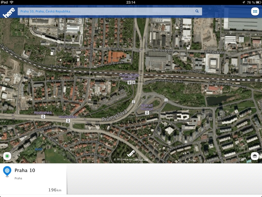 Nokia HERE Maps pro iOS