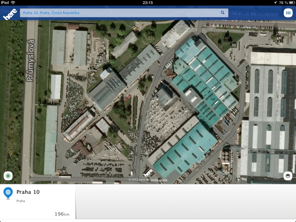 Nokia HERE Maps pro iOS