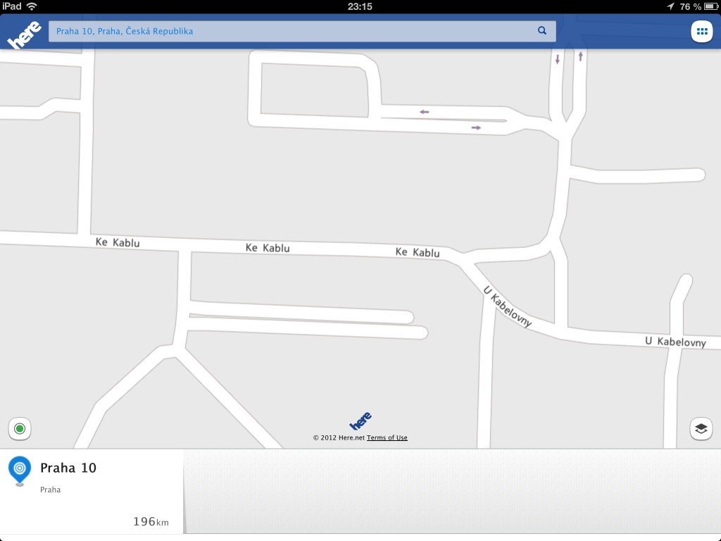 Nokia HERE Maps pro iOS