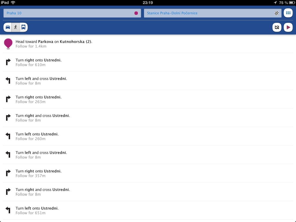 Nokia HERE Maps pro iOS