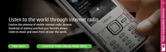 Nokia Internet Radio: světová rádia v mobilech Nokia
