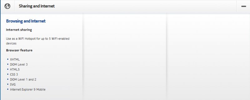 Nokia Lumia 610 - Wi-Fi hotspot