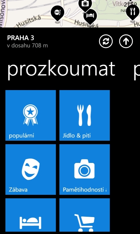 Nokia Mapy pro Windows Phone