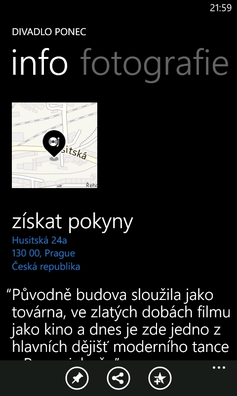 Nokia Mapy pro Windows Phone