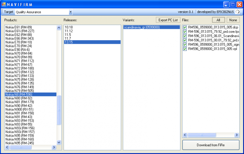 Nokia N8 firmware 13.015