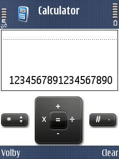 Nokia uvolnila pokročilou kalkulačku pro Symbian S60