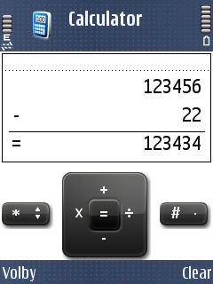 Nokia uvolnila pokročilou kalkulačku pro Symbian S60