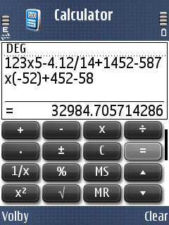 Nokia uvolnila pokročilou kalkulačku pro Symbian S60