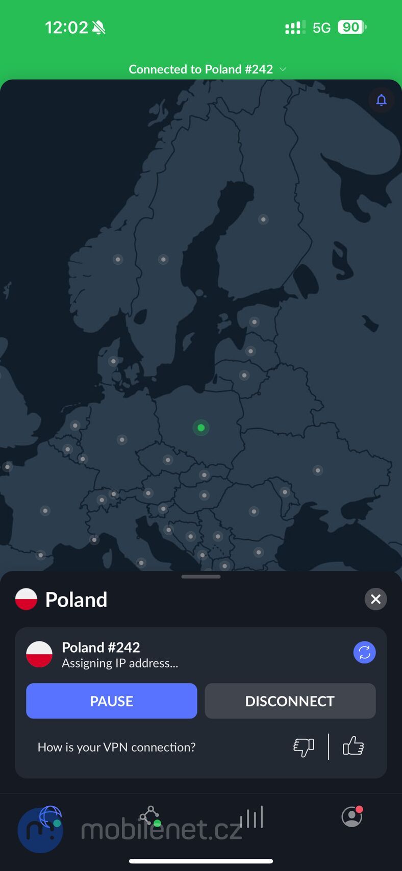 NordVPN pro iOS