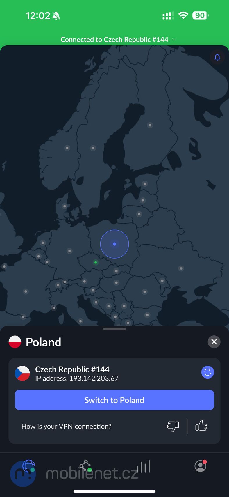 NordVPN pro iOS