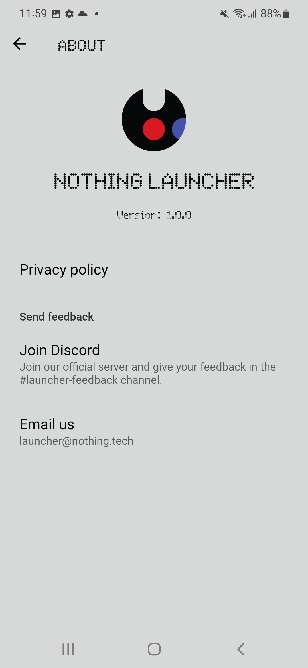 Nothing Launcher