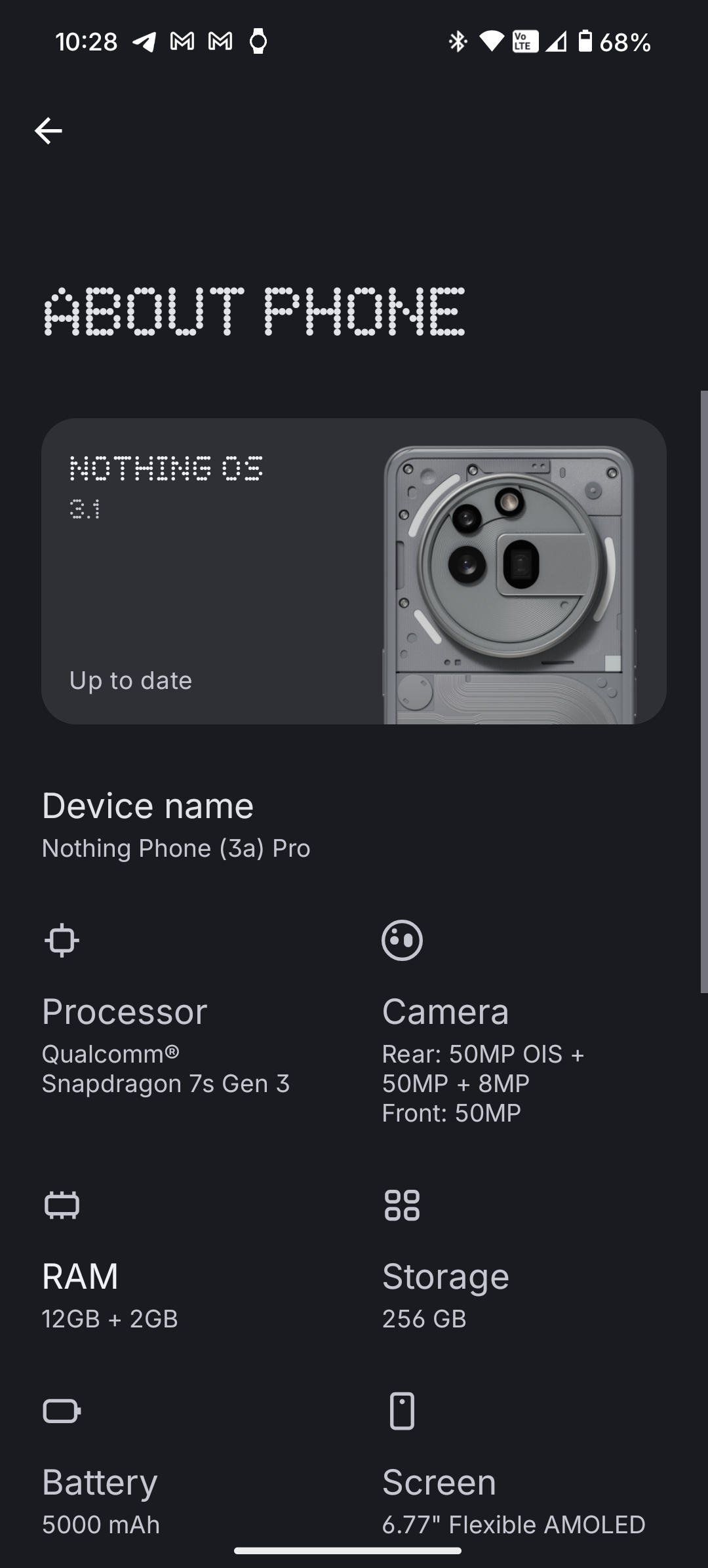 Nothing Phone (3a) Pro