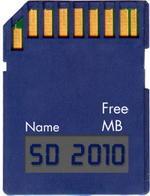 Nová paměťová karta infoSD - karta s displejem