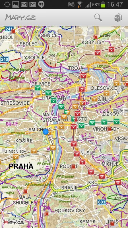 Nové Mapy.cz - betaverze