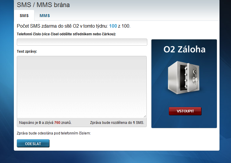 Nové O2 extra: více zábavy nebo SMS a MMS brána