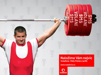 Nové reklamy Vodafonu: Čtvrtníčka vystřídal vzpěrač