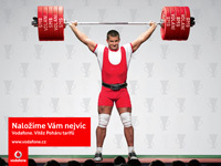 Nové reklamy Vodafonu: Čtvrtníčka vystřídal vzpěrač
