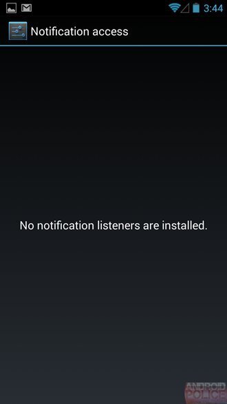 Novinky v notifikačním centru v Androidu 4.3