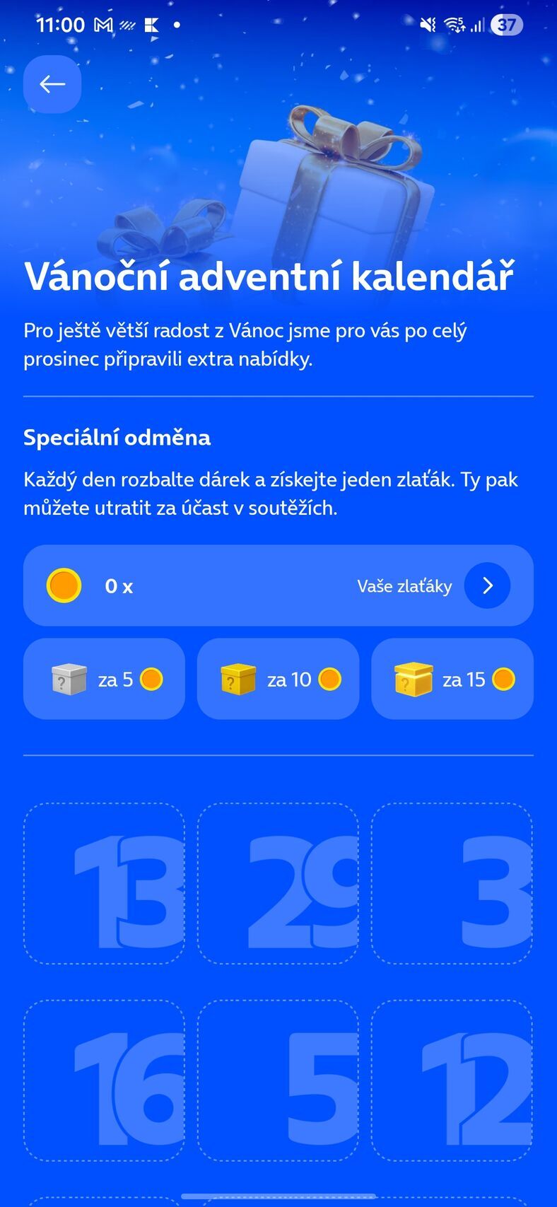 O2 adventní kalendář