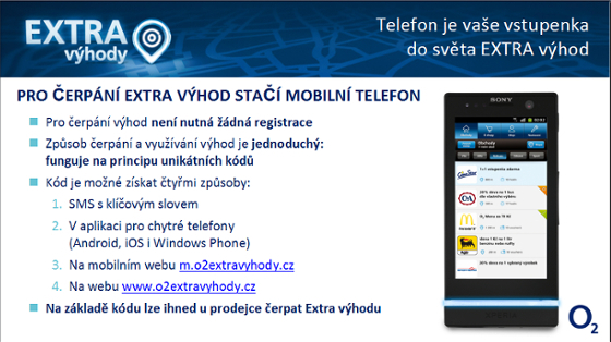 O2 Extra výhody