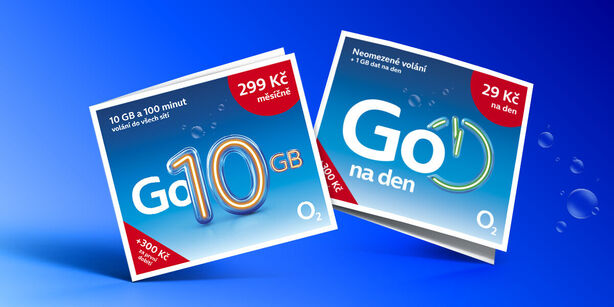 O2 předplacené Go karty 2025