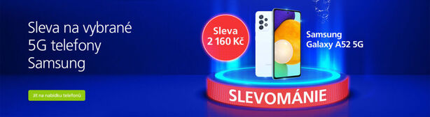 O2 sleva na 5G telefony Samsung