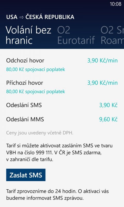 O2 v zahraničí